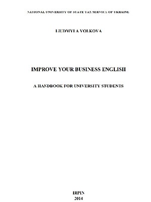 Обкладинка: Improve your Business English: A Handbook for University Students